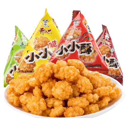 旺旺小小酥三角包 辦公室零食的雙重誘惑——原味與黑胡椒味品鑒
